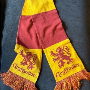 Harry Potter Gryffindor Scarf Red Yellow with Crest and Initials